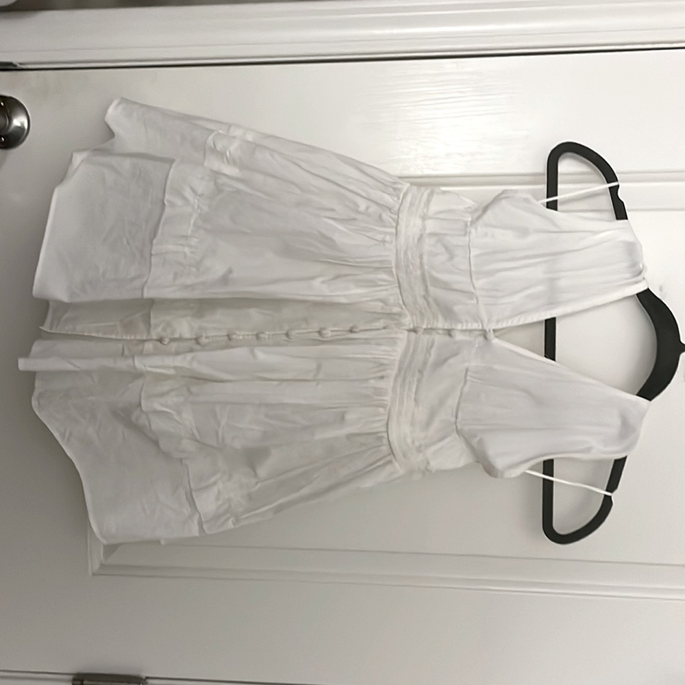 White free people halter blouse